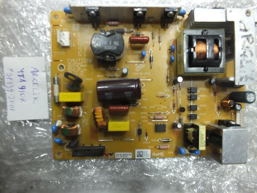 FSP139-3F01 - YTA910R - 3BS0236612GP - ARÇELIK - LTA320P06 - GR32-113 3HD LCD TV - F82-203-3HD - LC320WXN - LC320AP06 - POWER BOARD - BESLEME KARTI - PSU